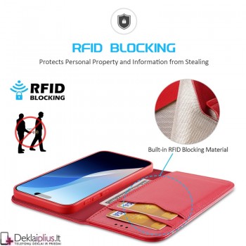 Dux Ducis Hivo odinis dėklas - raudonas (Apple Iphone 16 Pro)